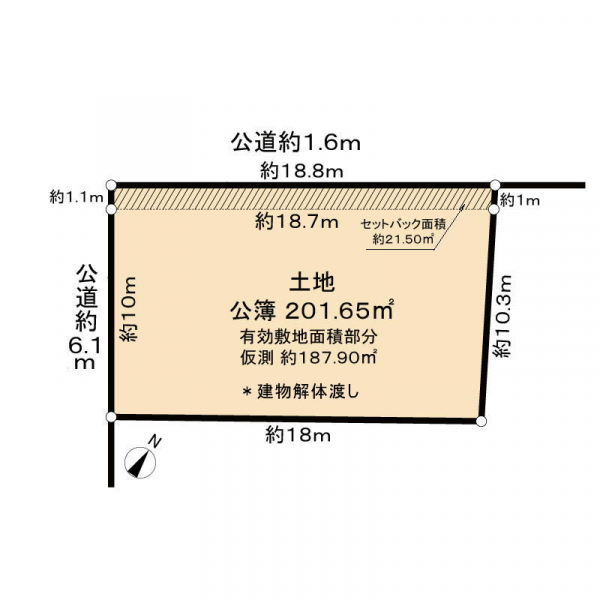 名古屋市南区笠寺町字下新町 間取図