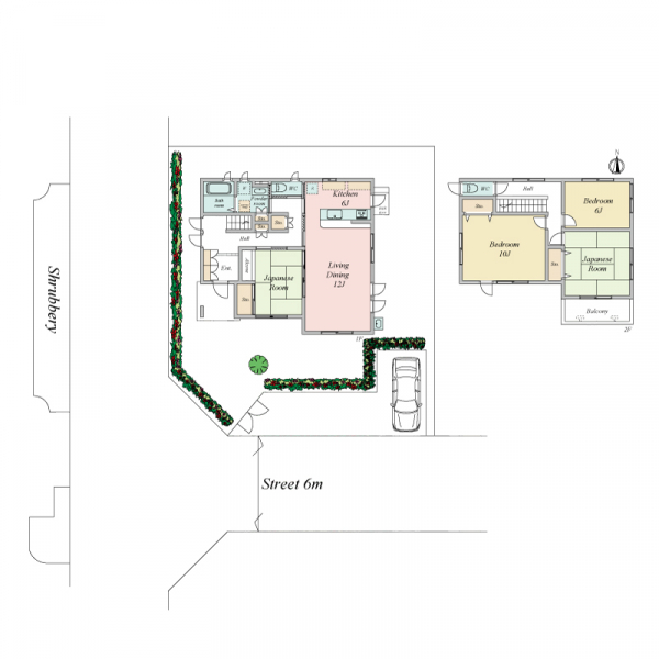 大津市青山2丁目 間取図