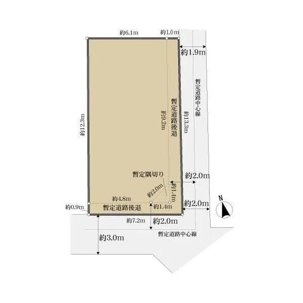 杉並区西荻南３丁目 区画図