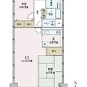 洋伸平野ハイツ 間取図