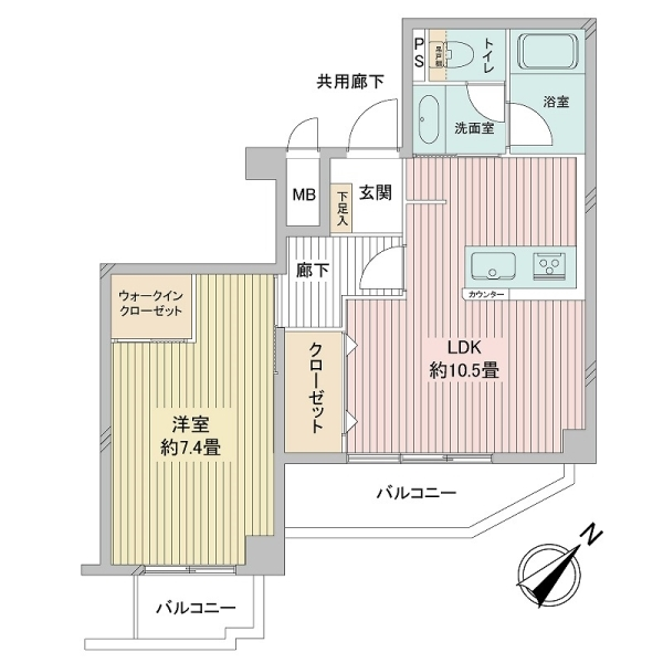志村坂上パークハイツ 間取図