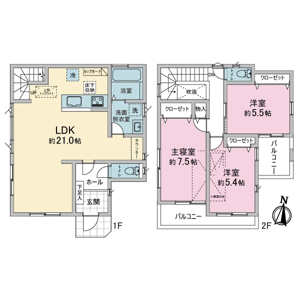 横浜市泉区中田西1丁目 間取図
