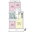 リリファ川崎久地スカイヒル 間取図