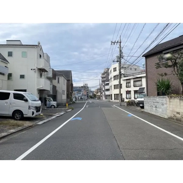 大田区多摩川１丁目 北東側前面道路