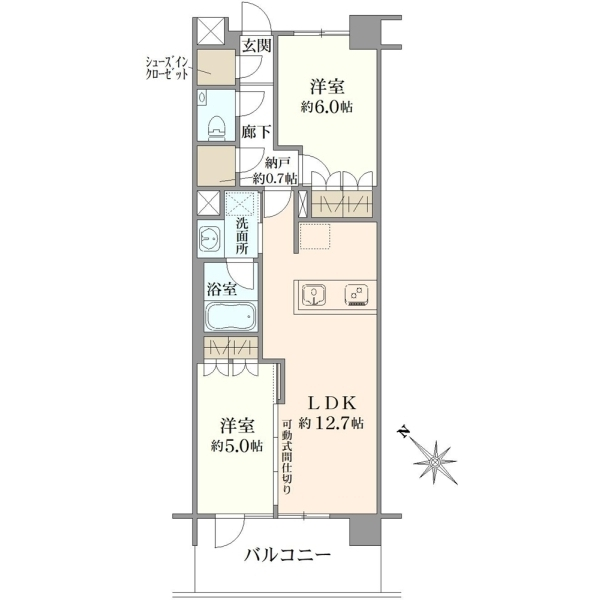 プレミスト平和台 間取図