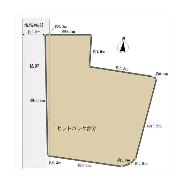 大田区北千束３丁目 区画図