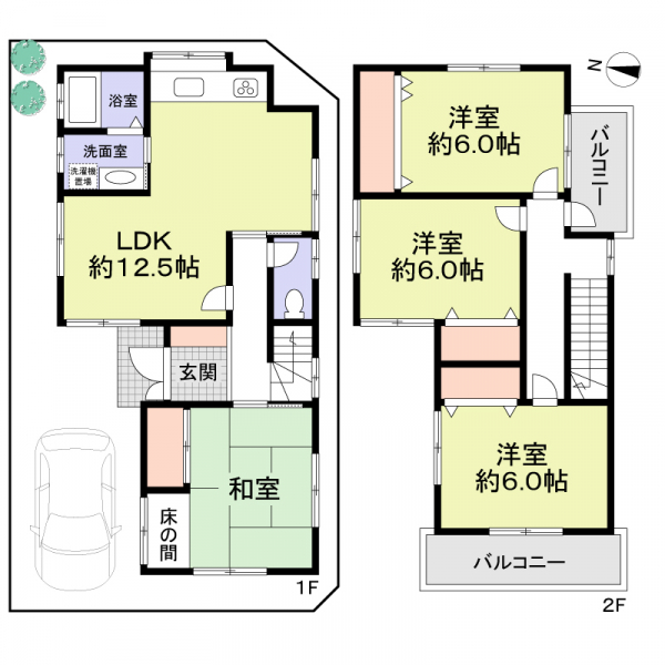 高槻市辻子１丁目 間取図