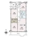 パレス新伊丹二番館 間取図