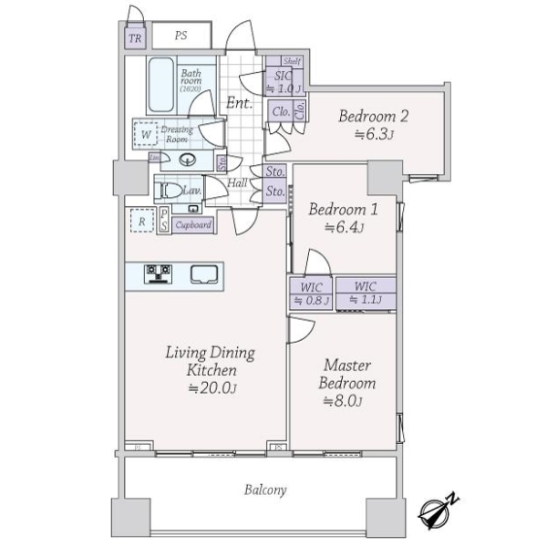 三田ガーデンヒルズ 間取図
