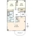 東高代々木上原ペアシティアネックス 間取図