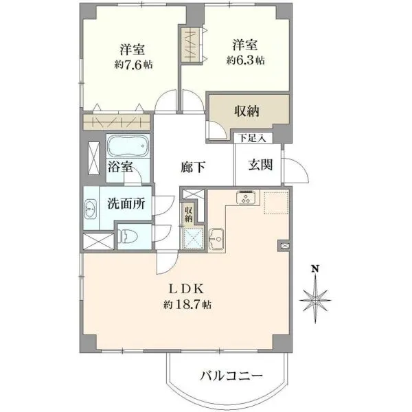 東高代々木上原ペアシティアネックス 間取図