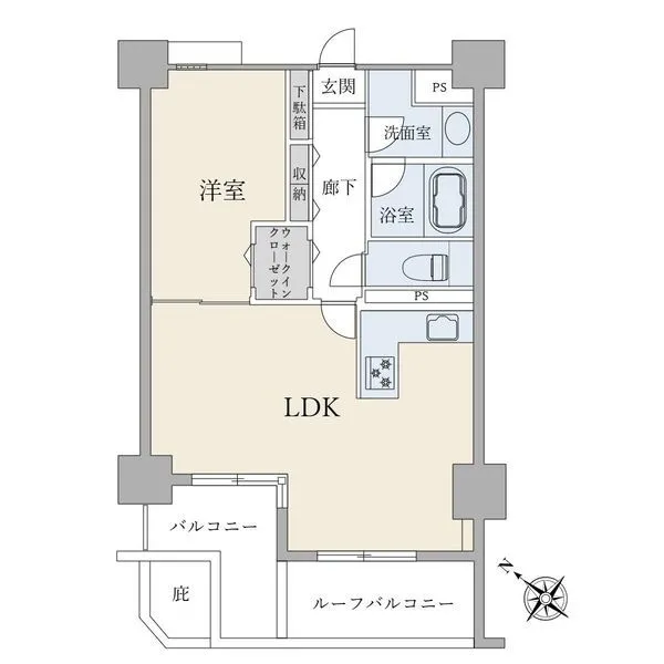 ライオンズマンション渋谷第２ 間取図