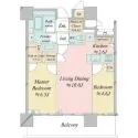 東京都中央区湊２丁目 間取り図
