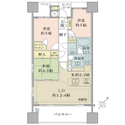Ｂｒｉｌｌｉａ大島小松川公園 間取図