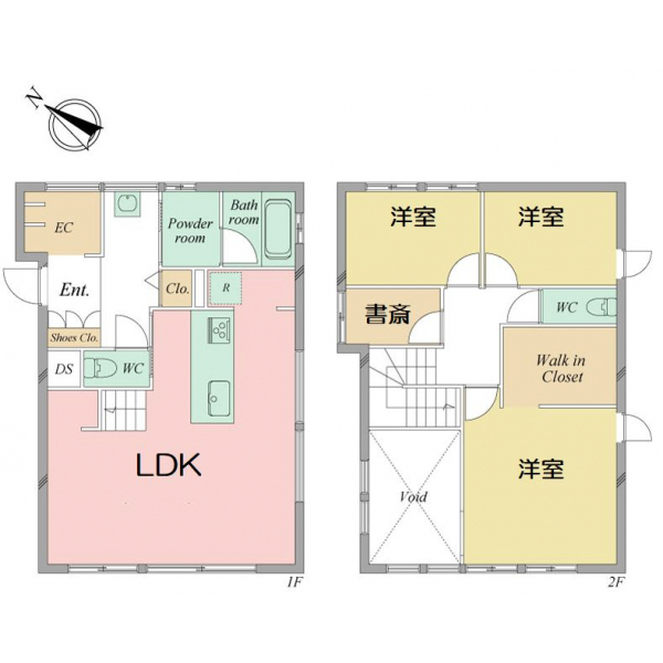 茅ヶ崎市菱沼２丁目 間取図