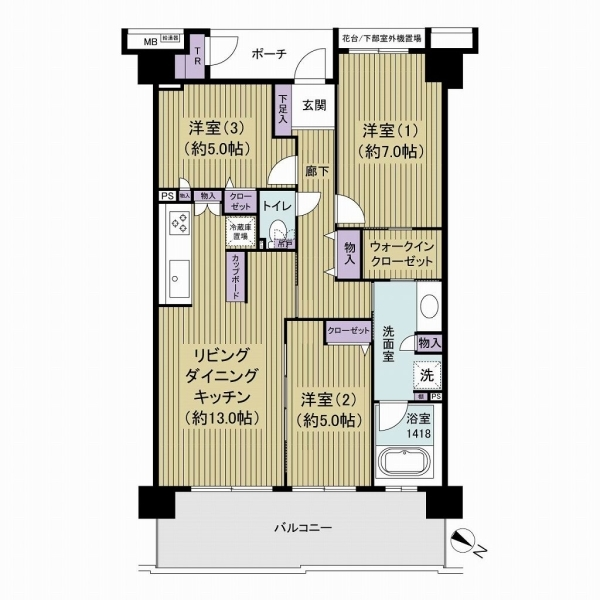 ソラネットシティ 間取図