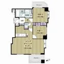 セザール第二葛西 専有面積64.88m2、2LDKのお部屋