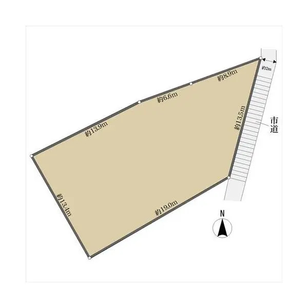 松戸市小金 間取図