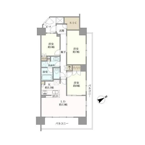 ザ・パークハウス浦和岸町 間取図