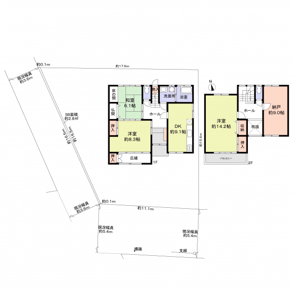 名古屋市中村区大宮町３丁目 間取図