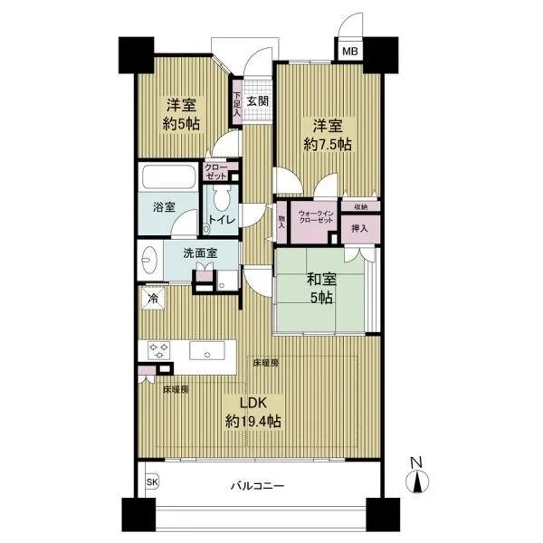 プレミスト上飯田 間取図