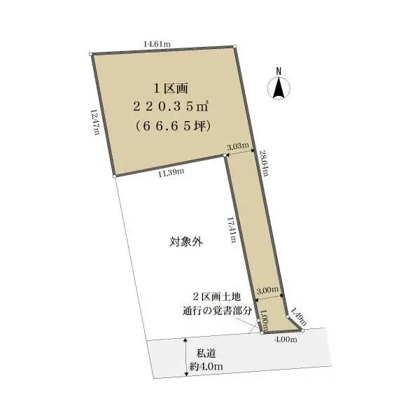 鎌倉市浄明寺１丁目 区画図