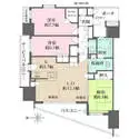 プラウドシティ金町アベニュー 間取図