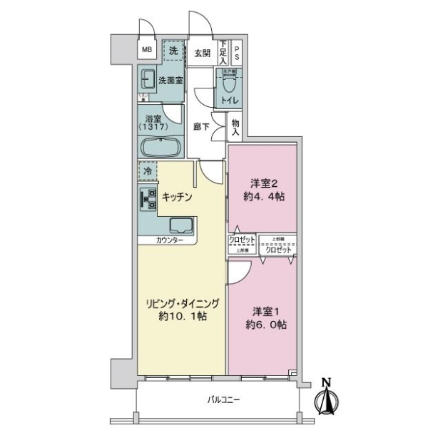 東京イーストレジデンス 間取図