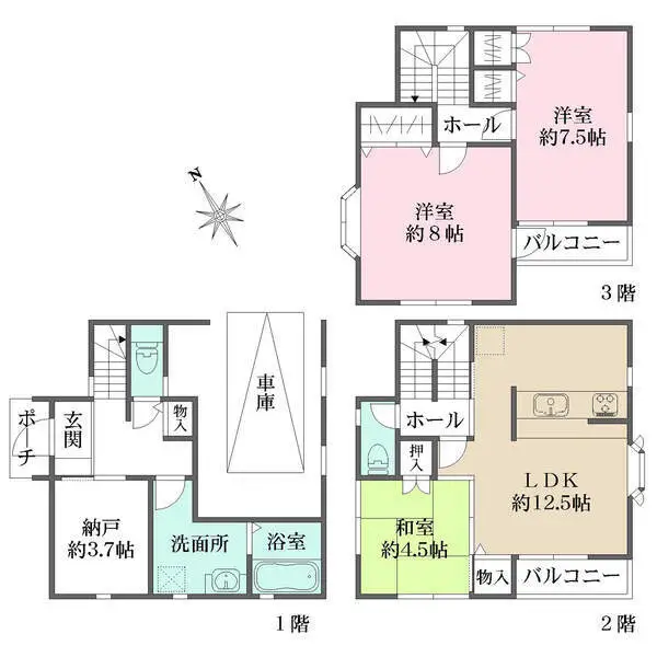 西宮市段上町６丁目 間取図