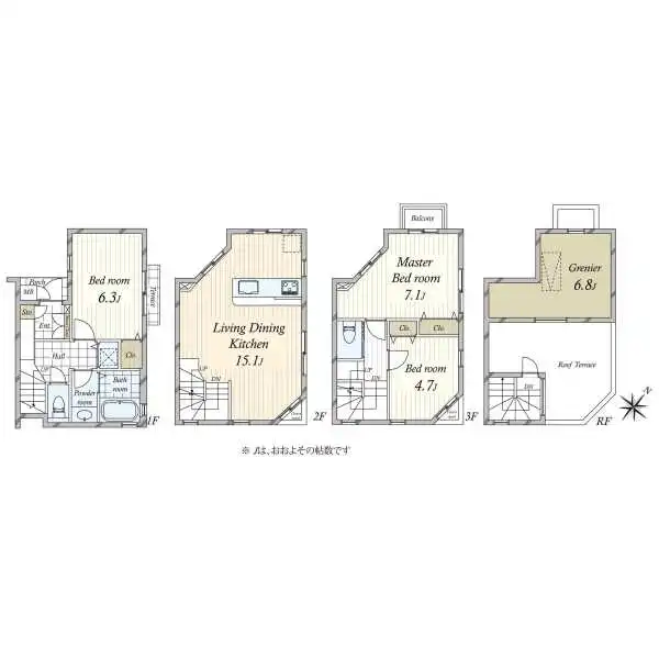 セボンパサージュ荏原 間取図