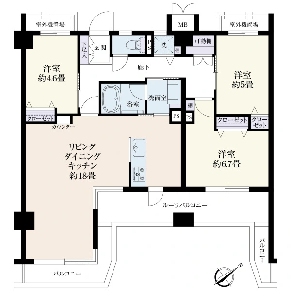 キャッスル相模原 間取図
