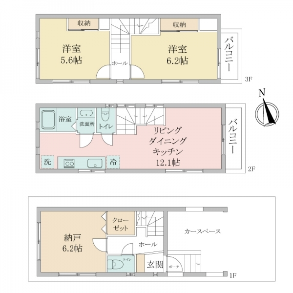 大田区中央８丁目 間取図