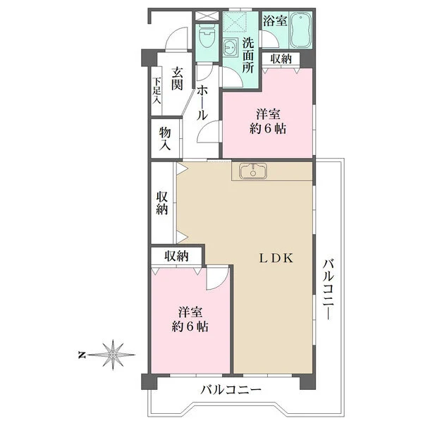 ドミノ吉敷 間取図