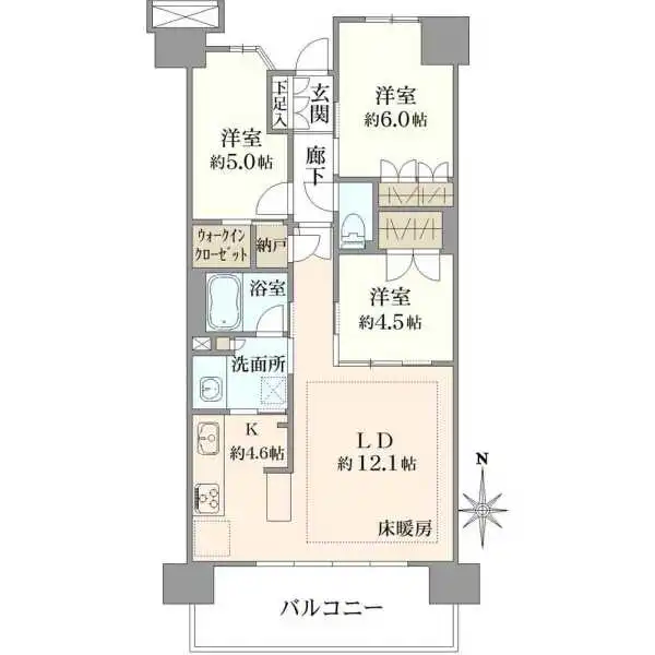 プレミスト船橋塚田 間取図