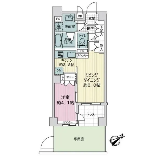 ロセット江古田 間取図