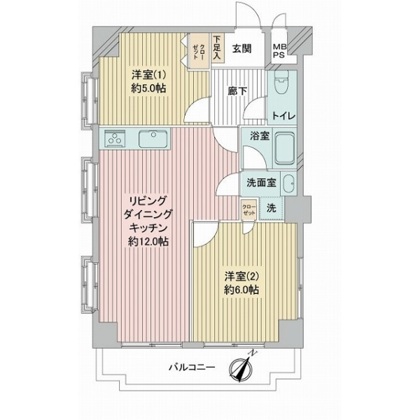 板橋本町アーバンライフ 間取図
