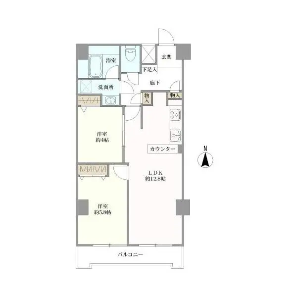 ダイアパレス台町 間取図
