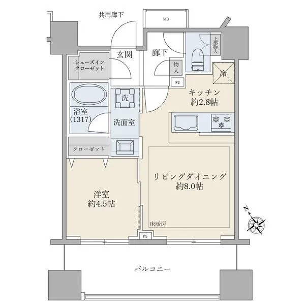 アルナス駒込六義園 間取図
