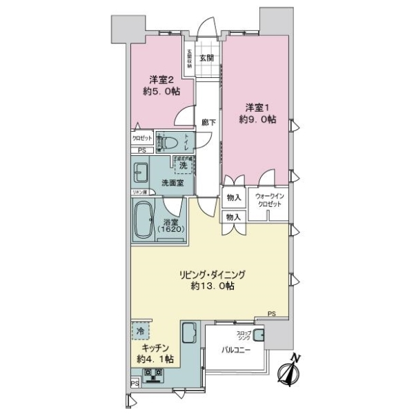 ライオンズ新瑞橋グランゲート 間取図