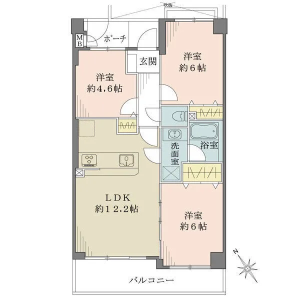ラムセス横浜星川 間取図