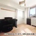 クレッセント東京ヴュータワー 和室約6.2帖　南西角部屋のため、とても明るいお部屋です。
