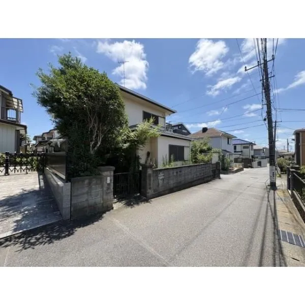 海老名市杉久保南４丁目 前面道路含む現地写真