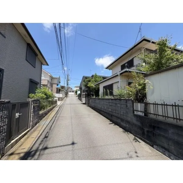 海老名市杉久保南4丁目 前面道路含む現地写真