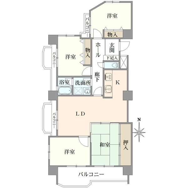 エスポア西春１号館 間取図