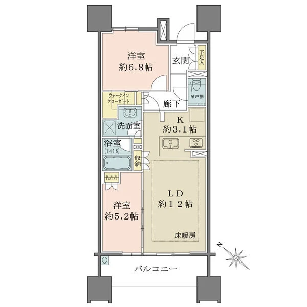 ザ・パークハウス名古屋 間取図