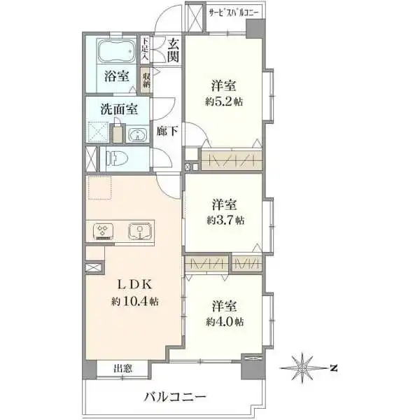レーベンハイム下赤塚 間取図