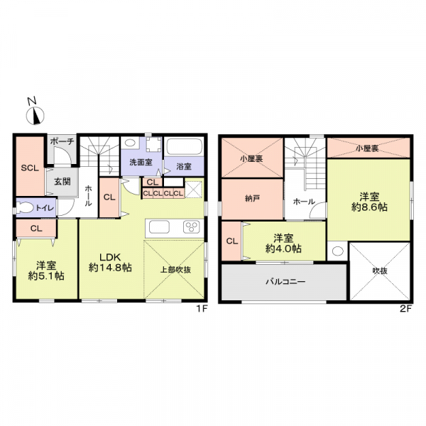 春日井市坂下町５丁目 間取図