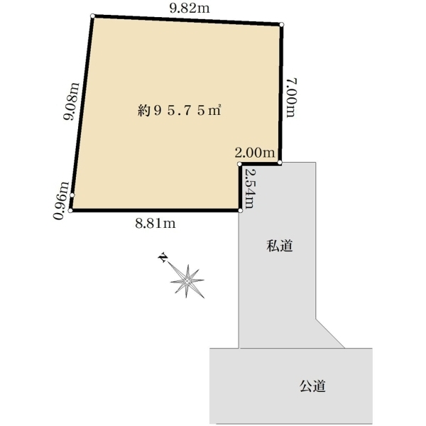 世田谷区等々力８丁目 間取図