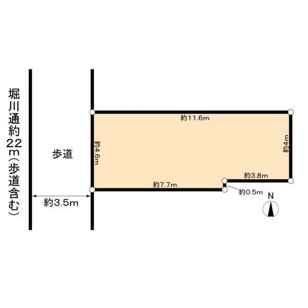 京都市北区紫竹東高縄町 間取図
