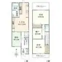京都市上京区竹屋町通千本東入主税町 間取図